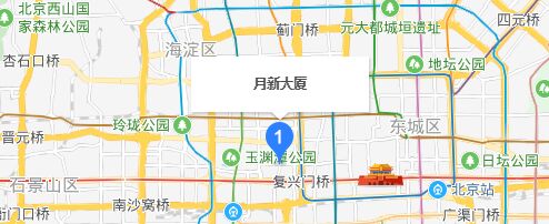 月新大厦地图